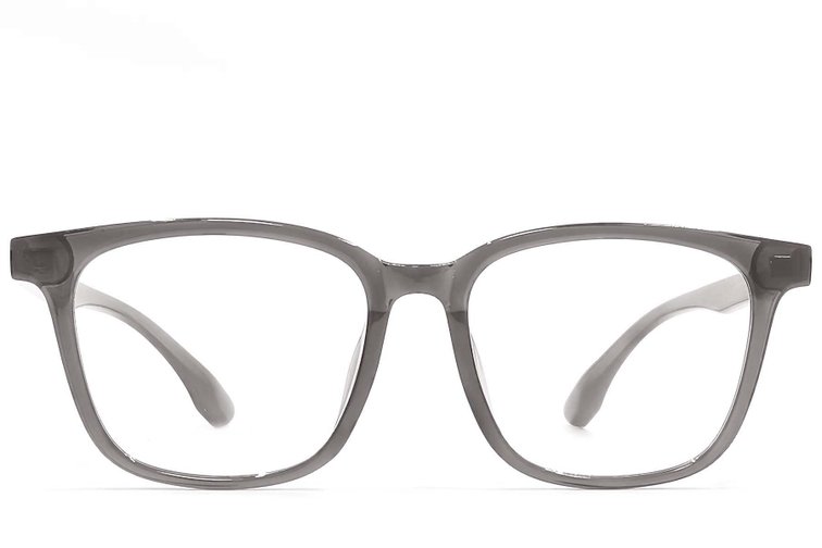 Rectangular Gray TR90 Glasses #BS1924-0344