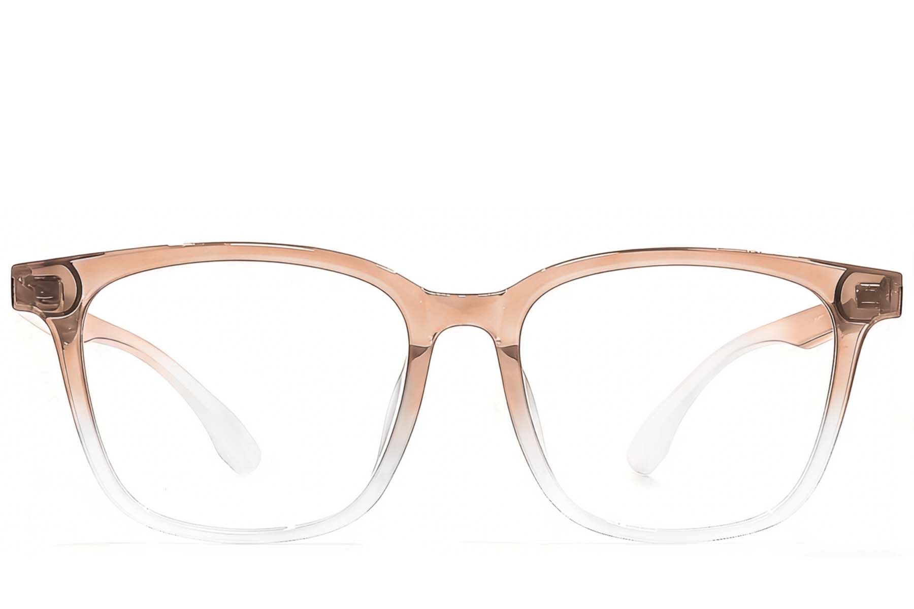 Rectangular Brown TR90 Glasses #BS1924-0345