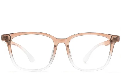 Lunettes rectangulaires marron TR90 #BS1924-0345