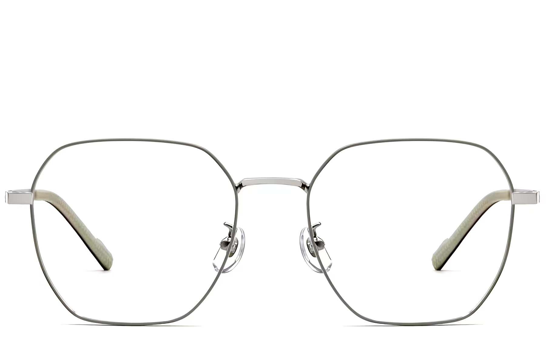Geometric Grey Titanium Glasses #BS1924-0359