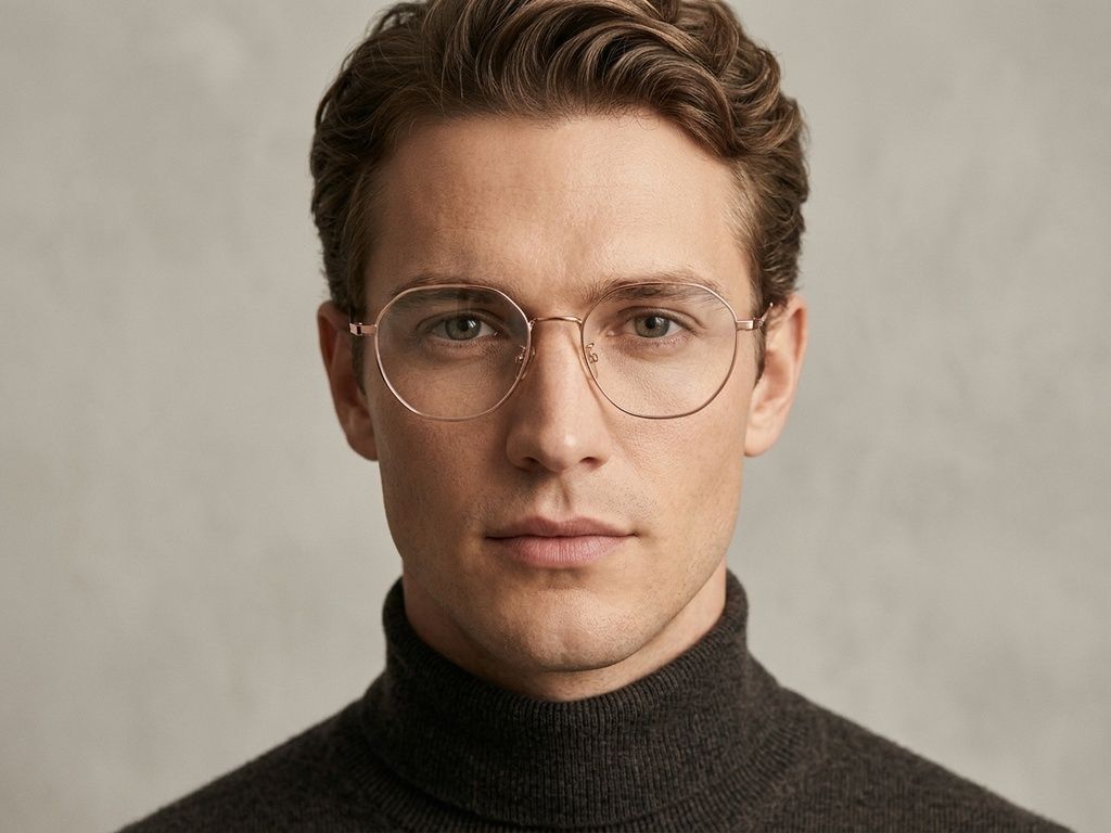 Ovale rosa Titanbrille #BS1924-0400
