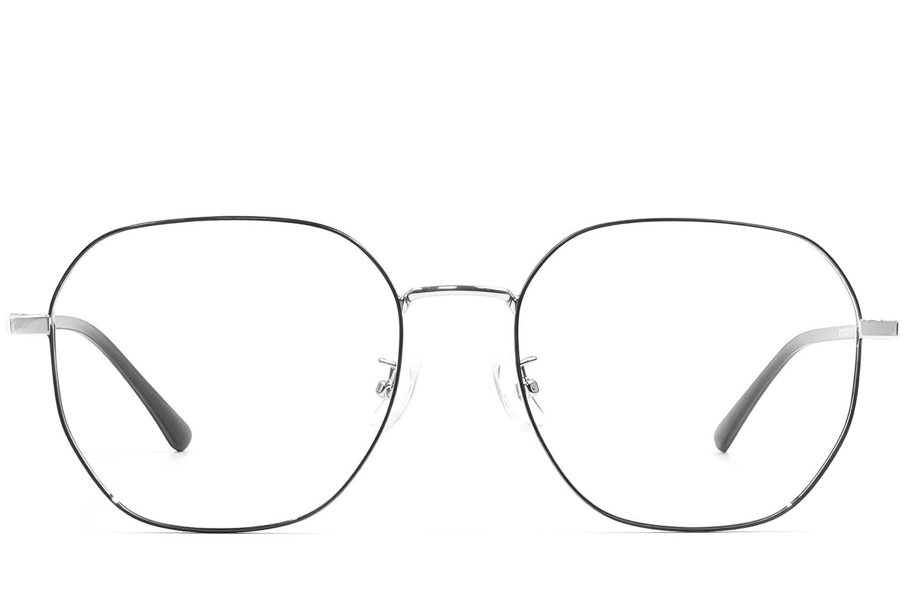 Geometric Black Metal Glasses #BS1924-0462