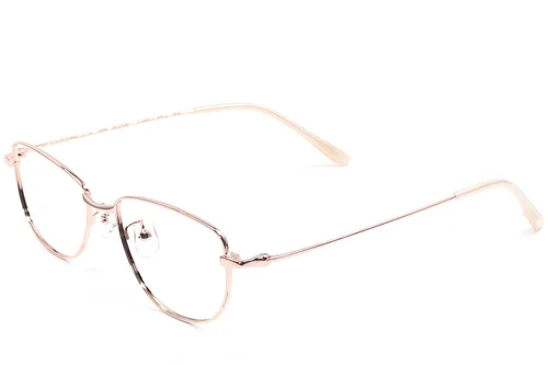 Lunettes papillon roses en métal #BS1924-0504
