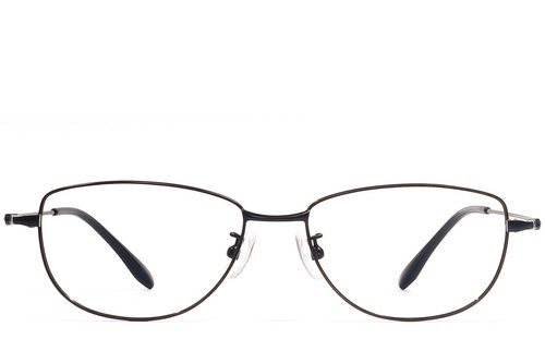 Lunettes papillon en métal noir #BS1924-0506