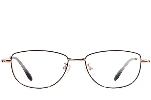 Lunettes papillon en métal noir #BS1924-0507