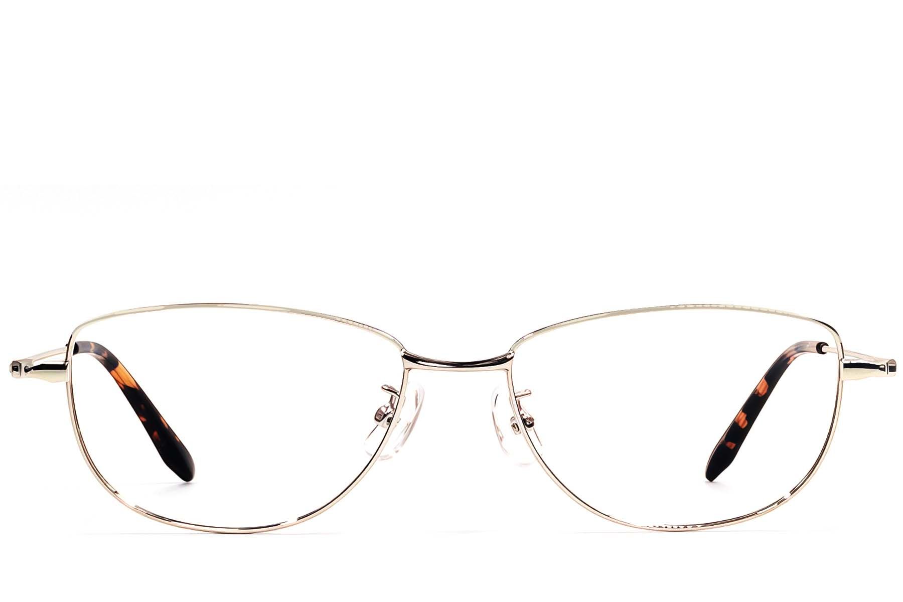 Lunettes papillon en métal doré #BS1924-0508