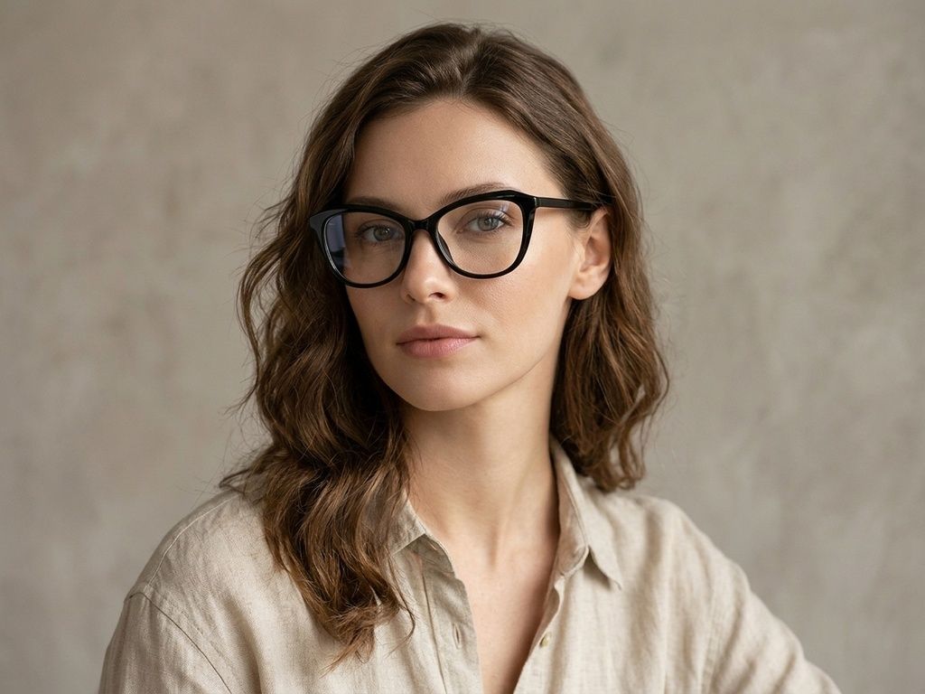 Butterfly Black Acetate Glasses #BS2012-0001