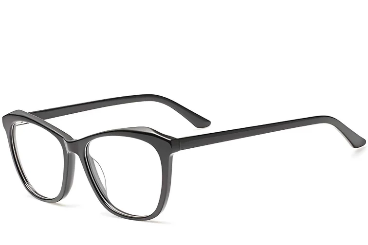 Gafas de acetato negras con forma de mariposa #BS2012-0001