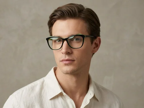 Lunettes papillon en acétate vert #BS2012-0002