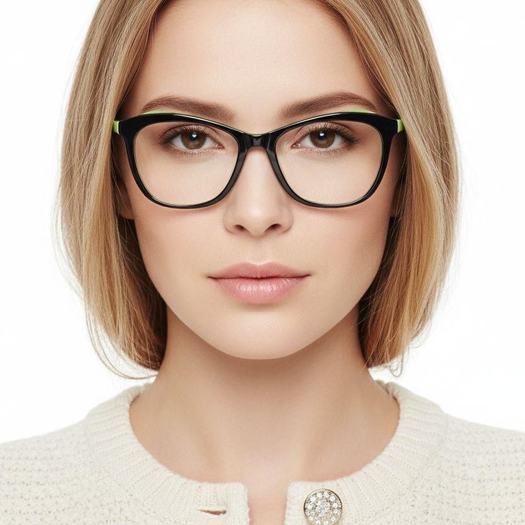 Butterfly Green Acetate Glasses #BS2012-0002