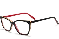 Butterfly Red Acetate Glasses #BS2012-0006