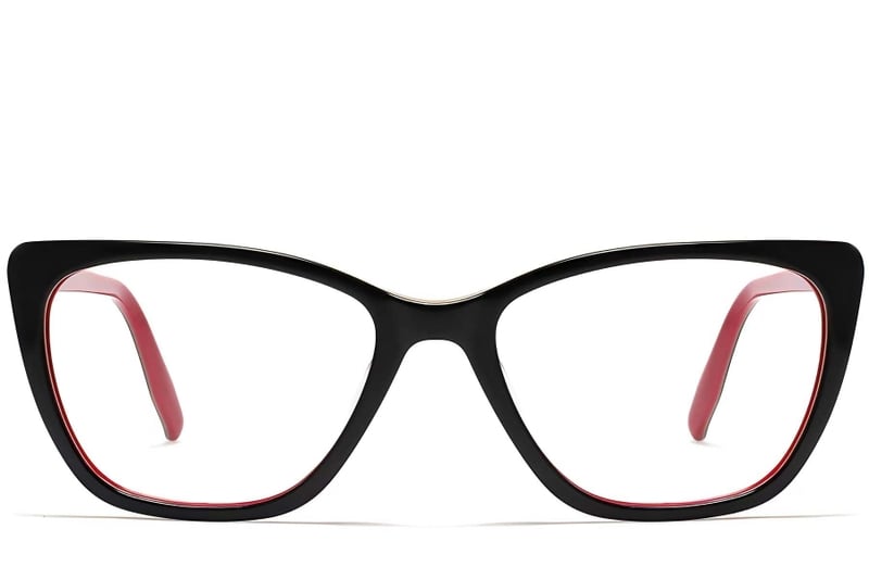 Butterfly Red Acetate Glasses #BS2012-0006