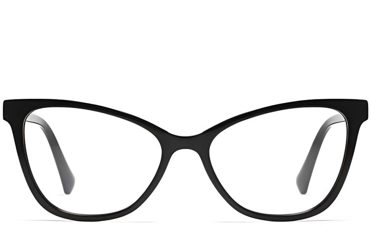 Gafas de acetato negras con forma de mariposa #BS2012-0013