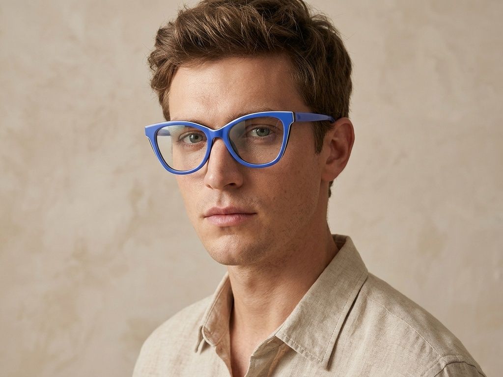 Butterfly Blue Acetate Glasses #BS2012-0015