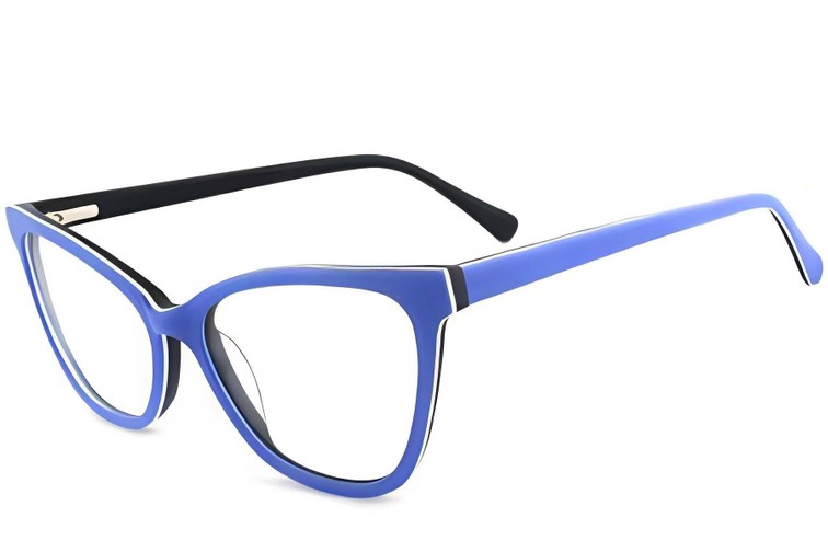 Gafas de acetato azul mariposa #BS2012-0015