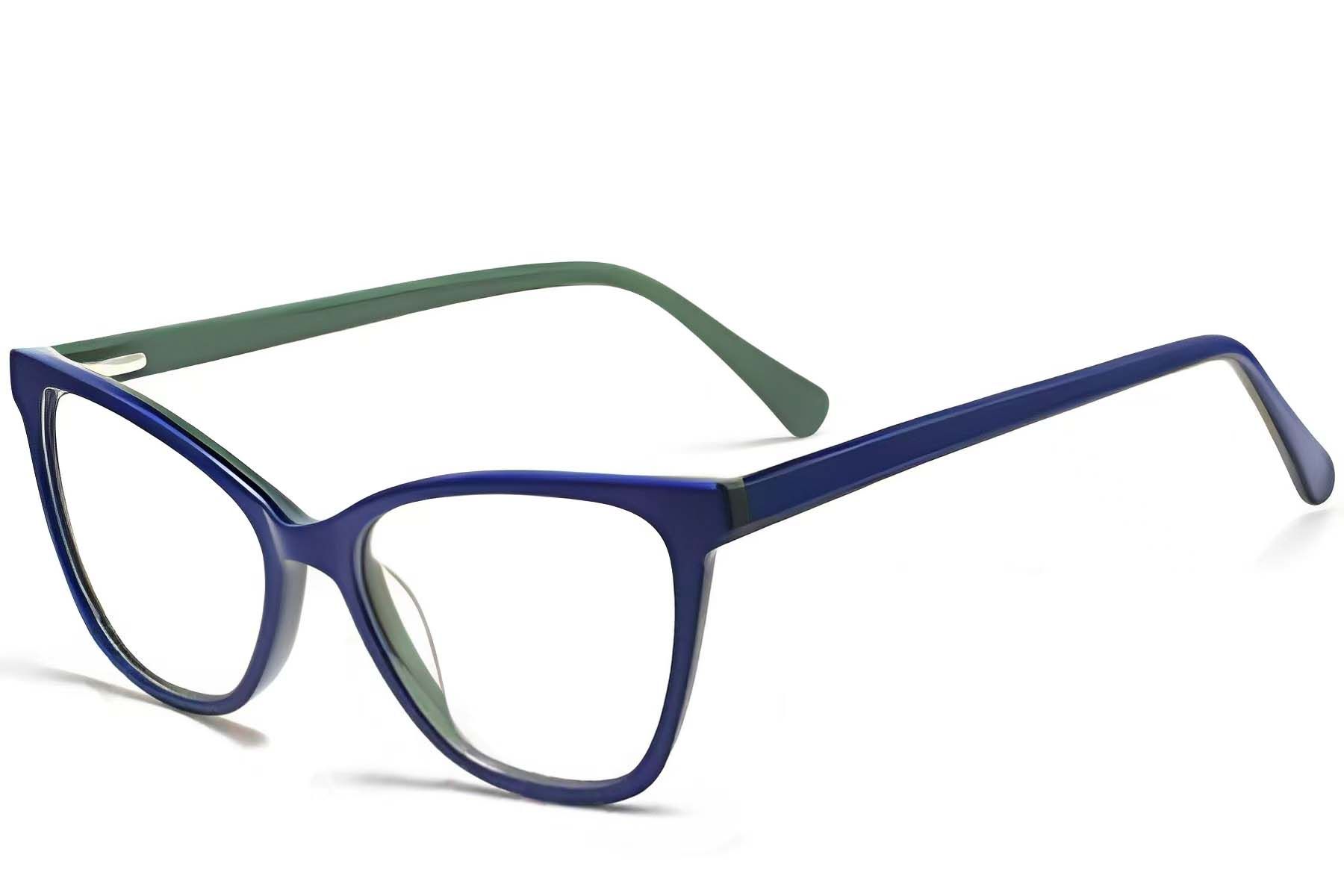 Butterfly Blue Acetate Glasses #BS2012-0016