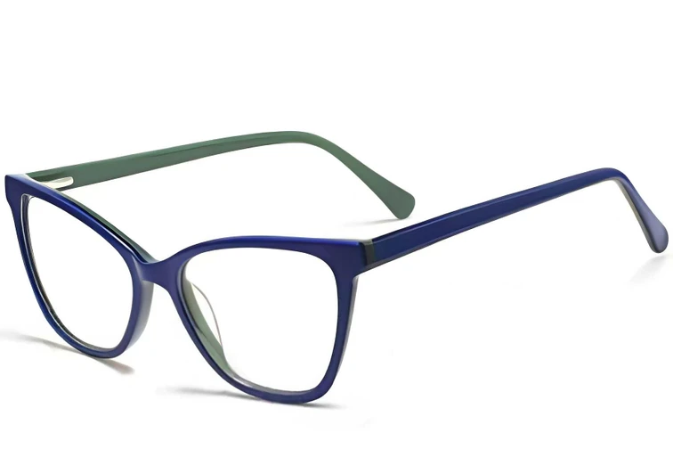Gafas de acetato azul mariposa #BS2012-0016