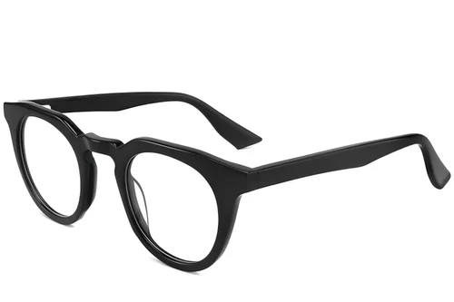 Lunettes papillon en acétate noir #BS2012-0029
