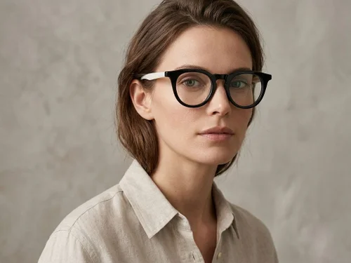 Lunettes papillon en acétate gris #BS2012-0031