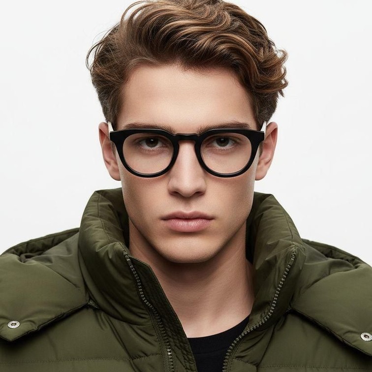Gafas de acetato gris mariposa #BS2012-0031