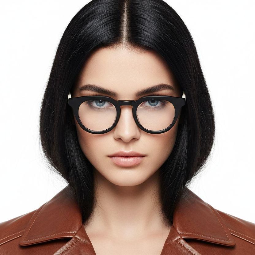 Gafas de acetato gris mariposa #BS2012-0031