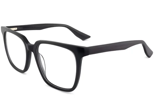 Lunettes rectangulaires en acétate gris #BS2012-0037
