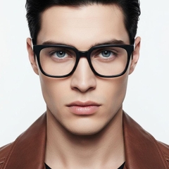Gafas rectangulares de acetato gris #BS2012-0037