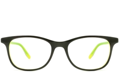 Oval Yellow Acetate Glasses #BS2012-0040