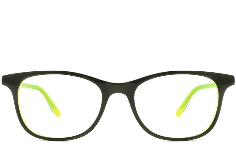 Ovale gelbe Acetatbrille #BS2012-0040