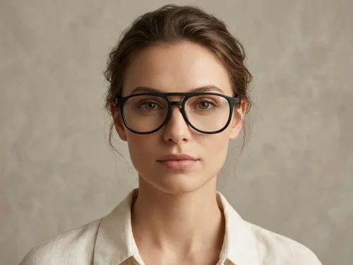 Lunettes aviateur en acétate noir #BS2012-0062