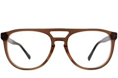 Aviator Brown Acetate Glasses #BS2012-0066