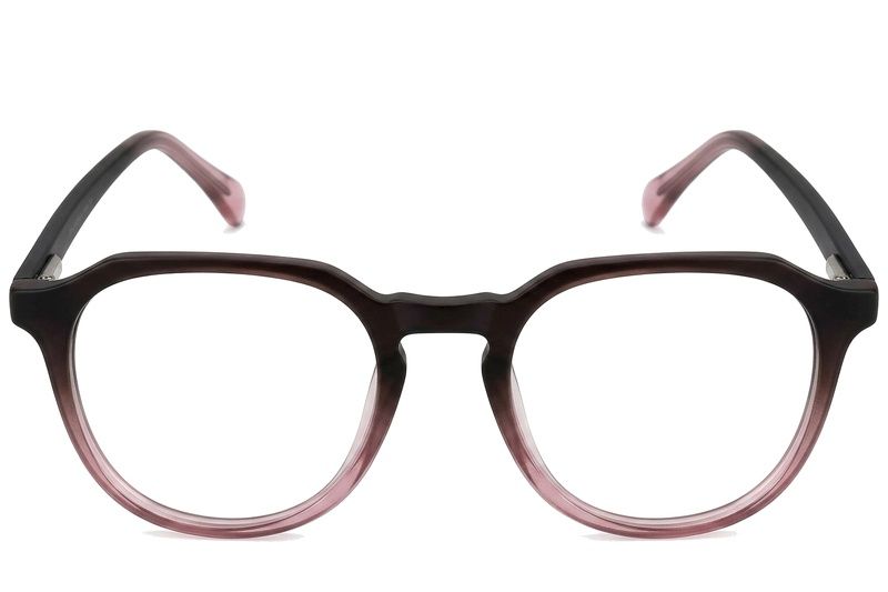 Oval Grey Acetate Glasses #BS2012-0087