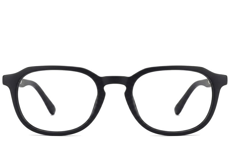 Oval Grey Acetate Glasses #BS2012-0089