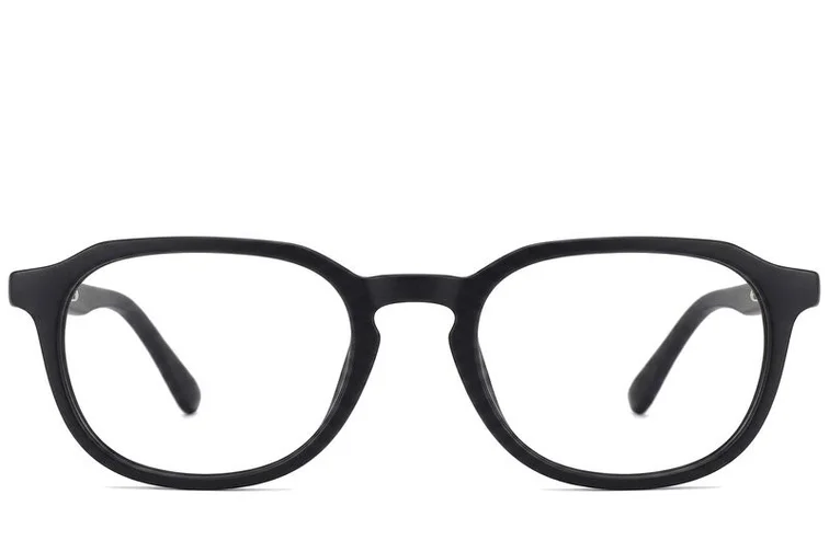 Oval Grey Acetate Glasses #BS2012-0089
