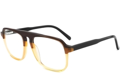 Aviator Brown Acetate Glasses #BS2012-0099
