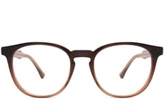 Oval Brown Acetate Glasses #BS2012-0102