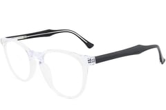 Oval Transparent Acetate Glasses #BS2012-0103
