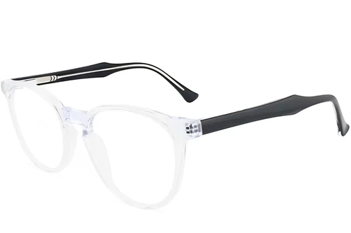 Oval Transparent Acetate Glasses #BS2012-0103