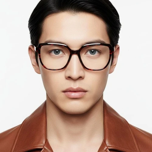 Gafas de acetato de carey irregulares #BS2012-0106