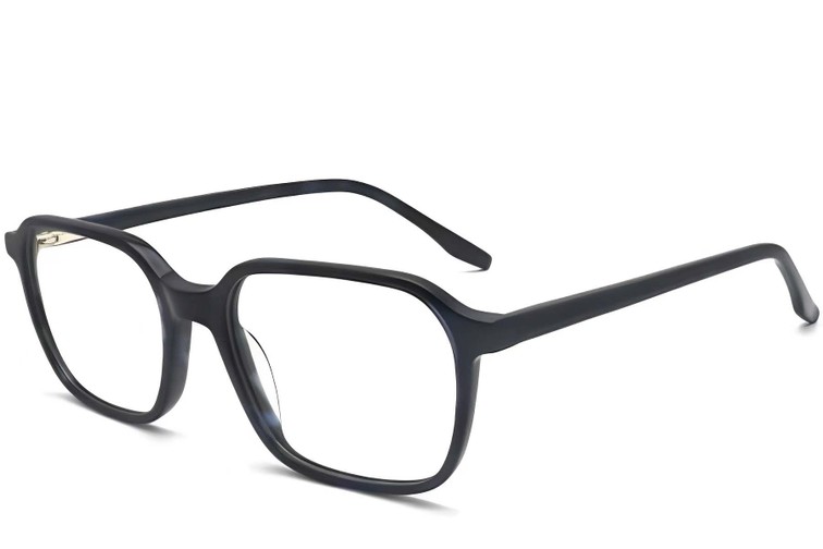 Rectangular Blue Acetate Glasses #BS2012-0112