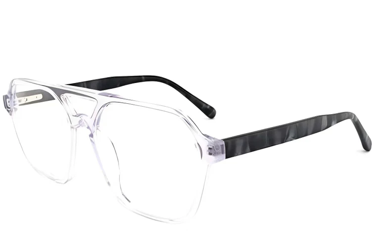 Aviator Transparante Acetaat Bril #BS2012-0117