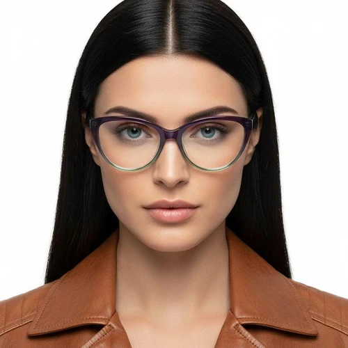 Schmetterlingsgrüne Acetatbrille #BS2012-0126