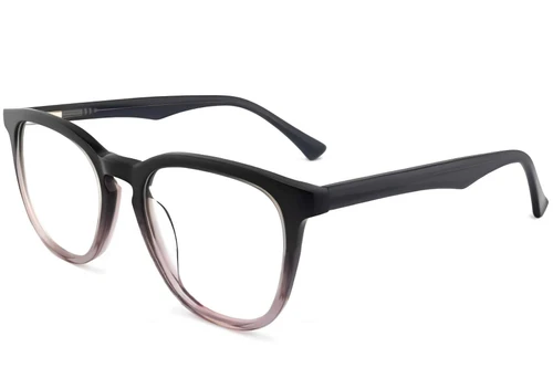 Gafas ovaladas de acetato gris #BS2012-0138