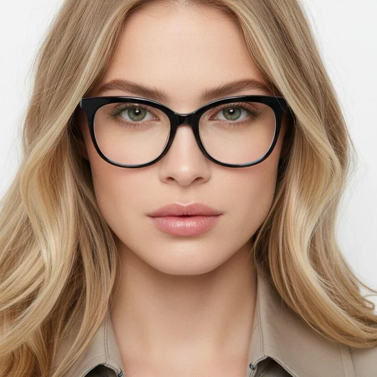 Schmetterlingsblaue Acetatbrille #BS2012-0143