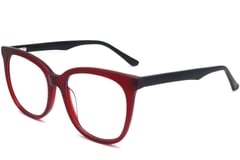 Butterfly Red Acetate Glasses #BS2012-0144