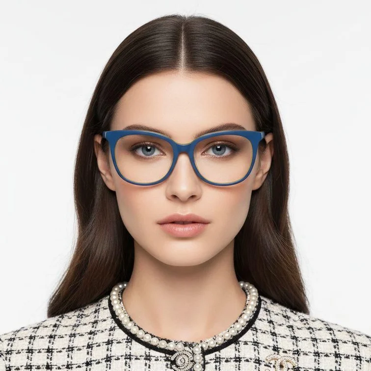 Gafas de acetato verde mariposa #BS2012-0145