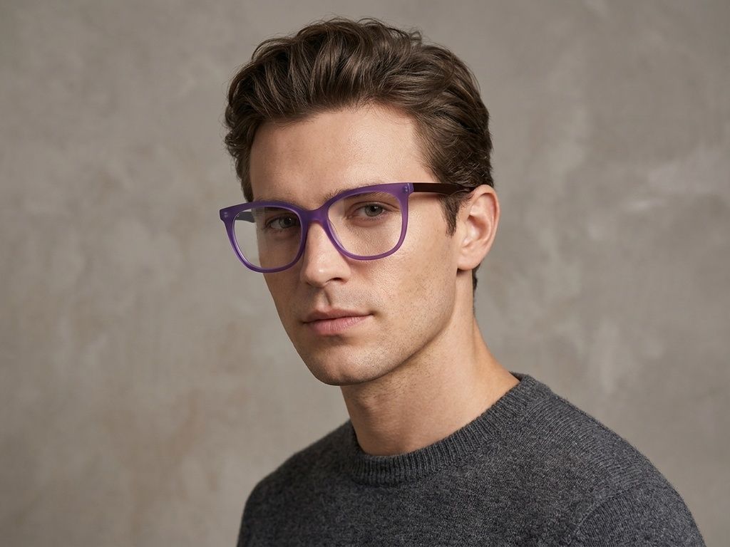 Butterfly Purple Acetate Glasses #BS2012-0147