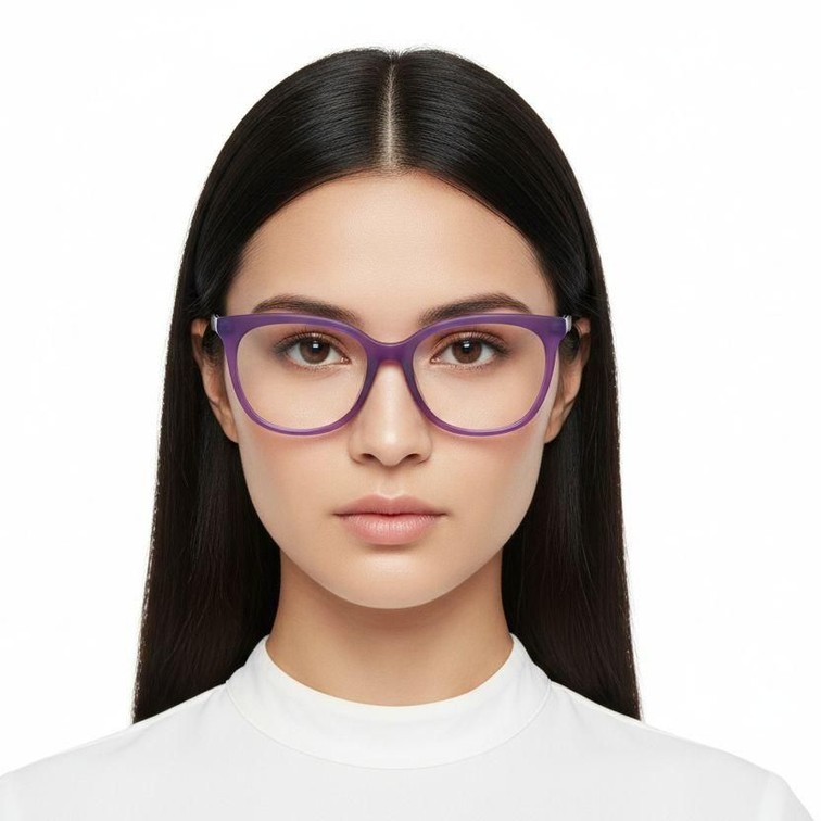 Lunettes papillon en acétate violet #BS2012-0147