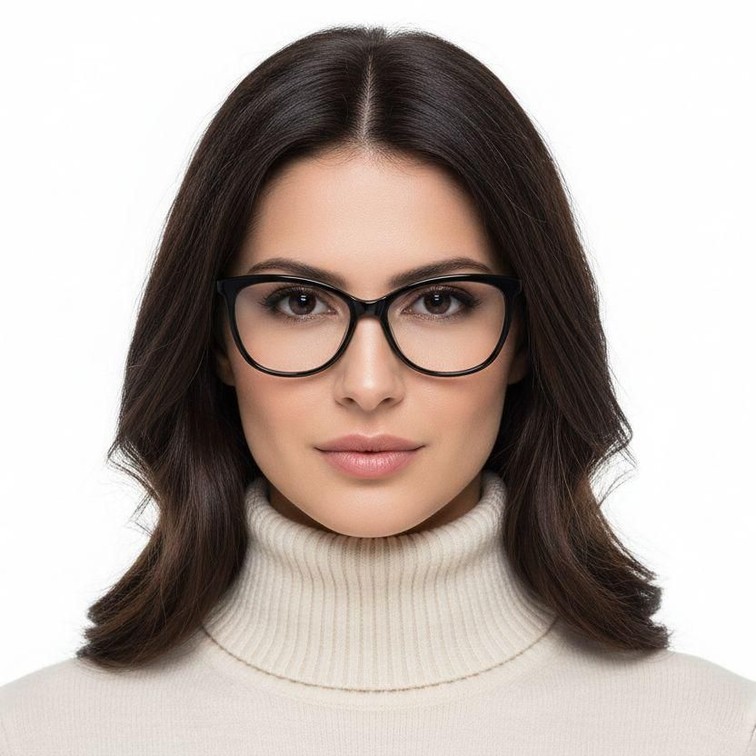 Butterfly Black Acetate Glasses #BS2012-0148