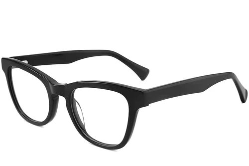 Gafas de acetato negras con forma de mariposa #BS2012-0149